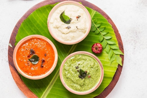 Southern Chutneys (Tomato+Peanut+Coconut))